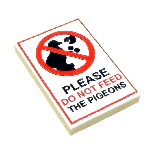 Please Do Not Feed The Pigeons - tile